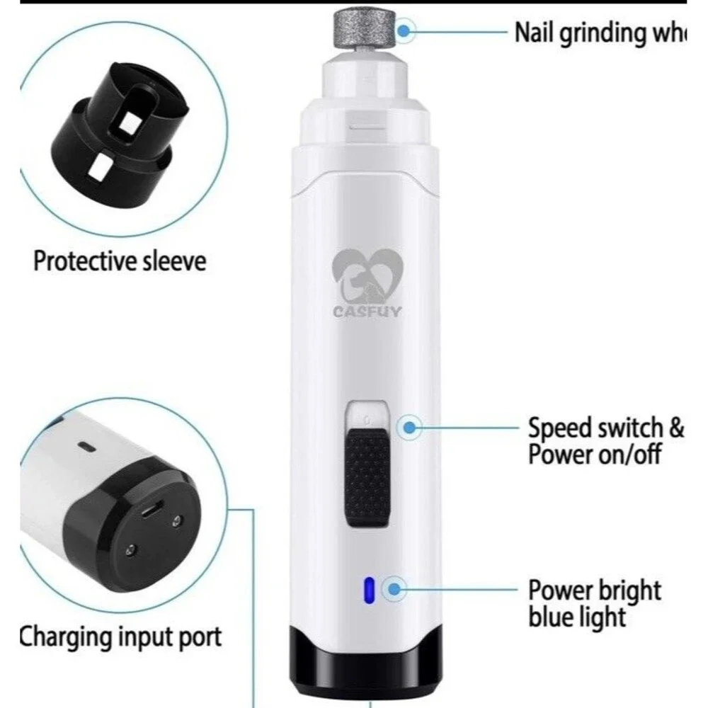 Professional 2-Speed Pets Nail Grinder